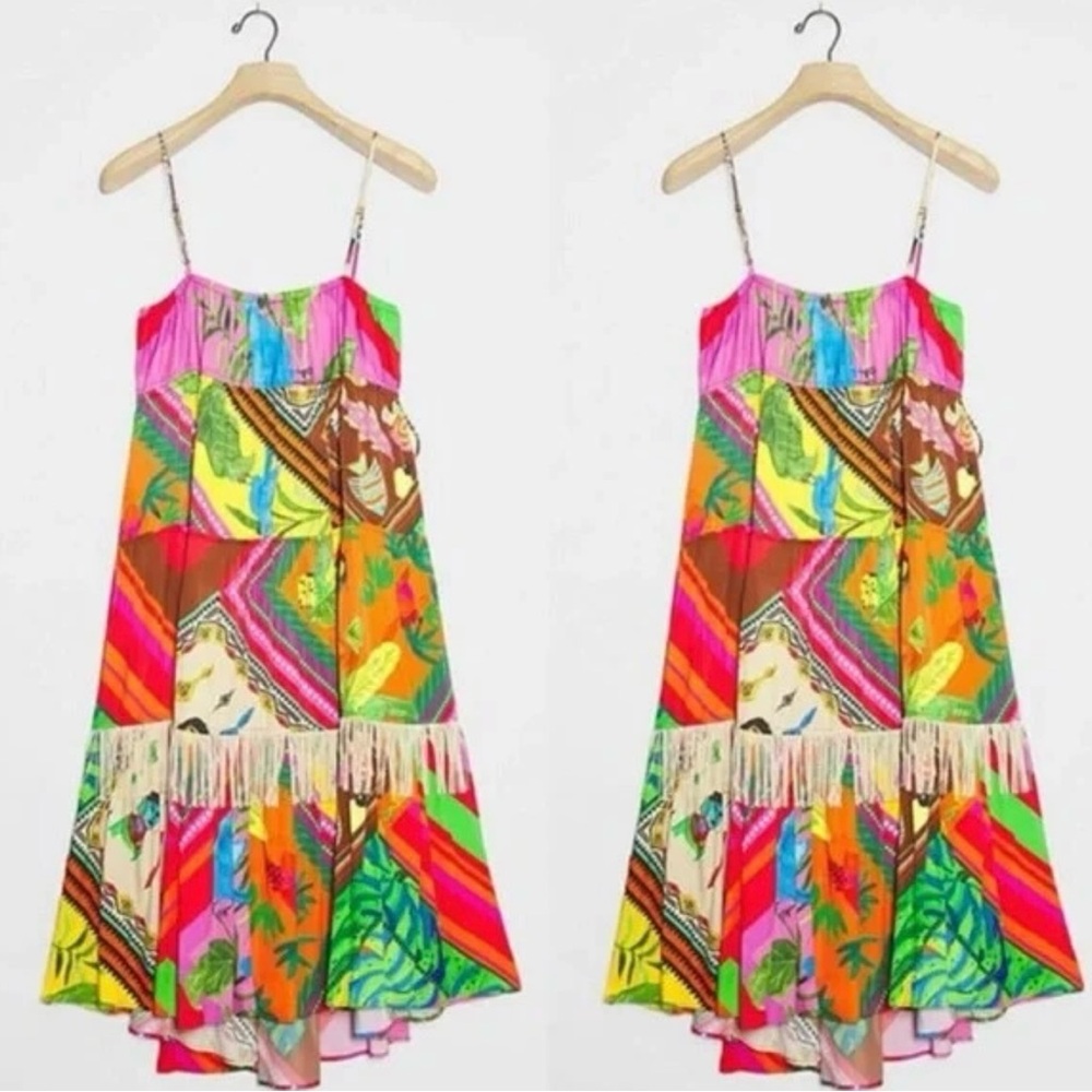 Farm Rio/Anthropologie Palila Fringed Dress